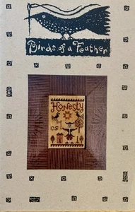 Birds Of A Feather ~ Honesty Cross Stitch Pattern ~ OOP & HTF! - Picture 1 of 4