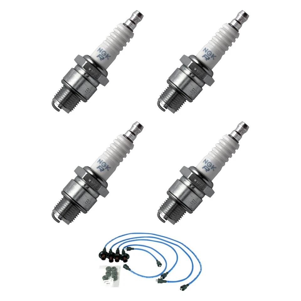 For Volkswagen Karmann Ghia 1965-1974 NGK Spark Plug Wire & Spark Plug Kit - Image 1 of 4