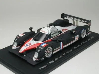Spark Bam007 1/43 Peugeot 908 Hdi Fap Peugeot Total Lms Vainqueur Monza 2007 #7 - Photo 1/4