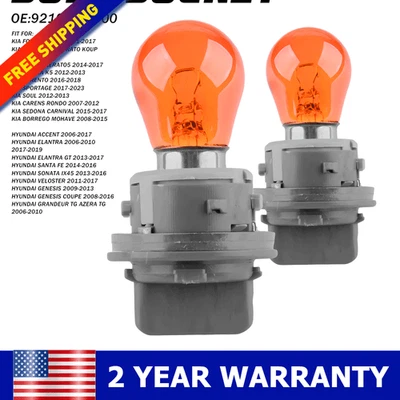 Para KIA Sorento 2016-2018 Señal de giro delantera Lámpara Bombilla Enchufe 92166-3K000 2 Foto 1 de 4