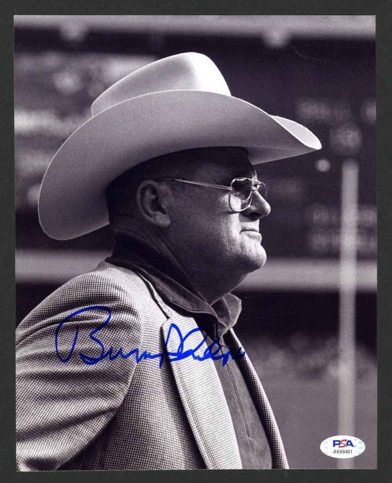 Bum Phillips SIGNED 8x10 Photo Coach Houston Oilers PSA/DNA AUTOGRAPHED Saints - Image 1 of 1