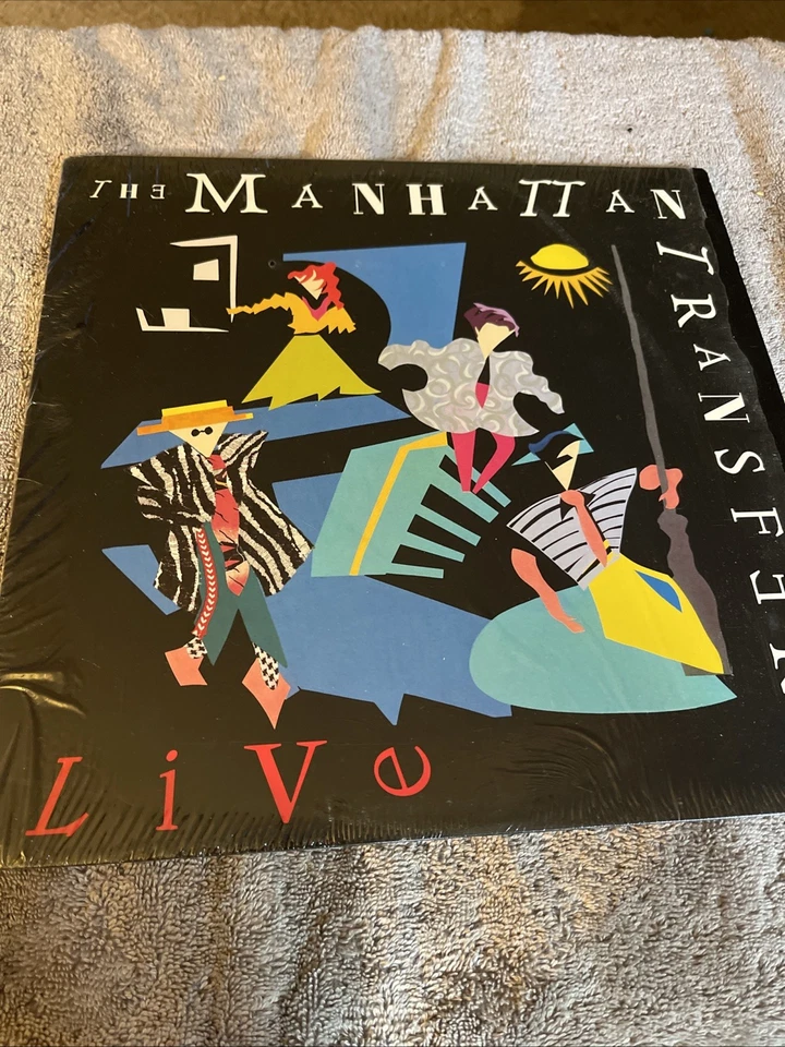 LP-THE MANHATTAN TRANSFER-Live-1987-That's Killer Joe, Ray's Rockhouse, Rambo - Image 1 of 4