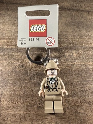 Lego Indiana Jones Llavero - Profesor Henry Jones Sr. 852146 Raro Etiqueta Gris Foto 1 de 4
