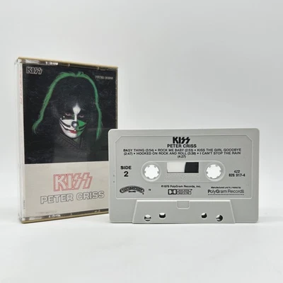 KISS Peter Criss Solo Album Cassette Tape Casablanca Records Original Case - Image 1 of 3