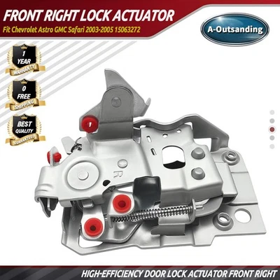 Actuador de bloqueo de puerta delantero derecho Chevrolet Astro GMC Safari 2003-2005 15063272 Foto 1 de 4