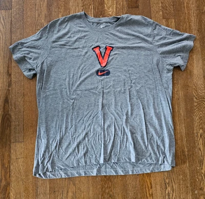 Virginia Cavaliers Nike T-Shirt - Grey - 2XL - Image 1 of 3