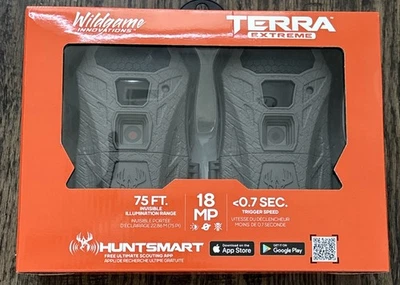 Wildgame Innovations™ TERRA EXTREME 18MP (2Pack) Trail Cameras Infrared 75 FT. - Image 1 of 2