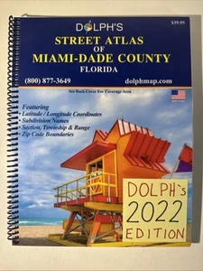 Miami-Dade County Florida Street Atlas 2022 Dolph Maps Hialeah Doral FL Guide - Bild 1 von 18