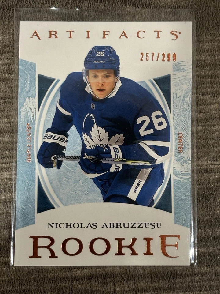 2022-23 Upper Deck Artifacts - Rookies Nicholas Abruzzese #173 Copper /299 (RC) - Image 1 of 1