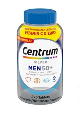 Multivitamínico Centrum Silver Men 50+, 275 comprimidos caducidad 3/26 Foto 1 de 2