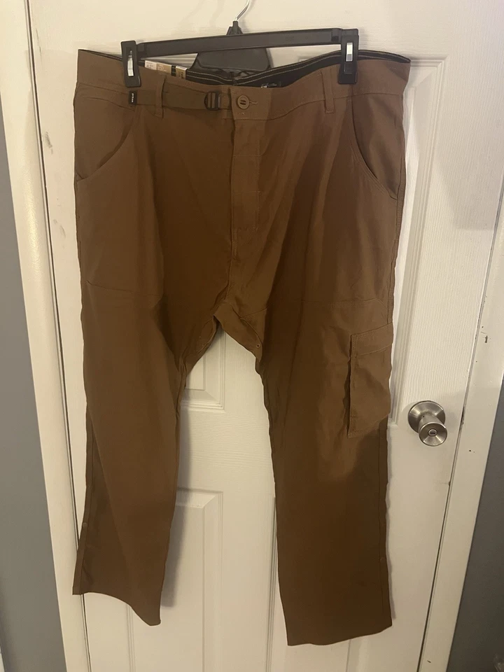 prAna Stretch Zion Slim Pants II Men's 30x34 Sepia Brown 1969831 Gorpcore
