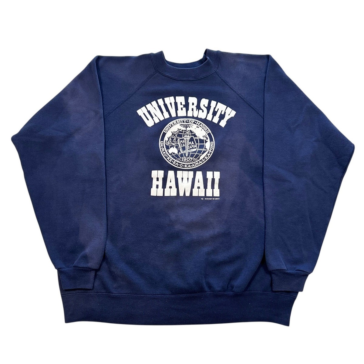 60s VINTAGE HANES SWEATSHIRT ネイビー Hanes Activewear Unisex Navy Vintage Vtg USA Blank Boxy