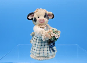 Enesco Mary's Moo Moos "Milk Maid" Figur 1995 167517 Kuh Bauernhaus Deko - Bild 1 von 8
