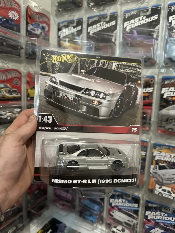 NISMO GT-R LM 1995 BCNR33 * серебро * 2024 Hot Wheels масштаб 1:43 серии чехол F - Изображение 1 из 1