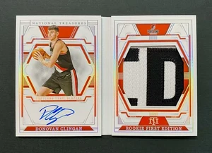 2024-25 National Treasures Donovan Clingan RC Patch Auto RPA Booklet /49 &08232 - Picture 1 of 2