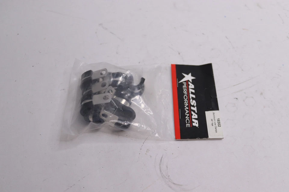 (10-Pk) AllStar Line Clamps Aluminum 3/8"18302  - Image 1 of 1
