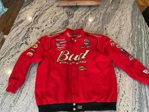 Dale Earnhardt Jr #8 2002 Winston Cup Series Racing Jacket Red Men's XXL - Picture 1 of 15