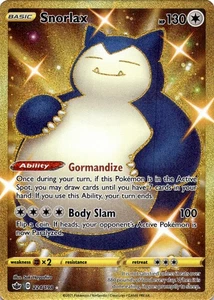 Snorlax (Secret) SWSH06: Chilling Reign 224/198 Secret Rare Holo Pokemon - Picture 1 of 2