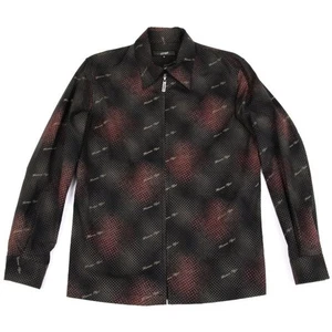 Jean Paul GAULTIER HOMME objet Graphic Logo Printed Zip Shirt Jacket Size 48(... - Picture 1 of 12