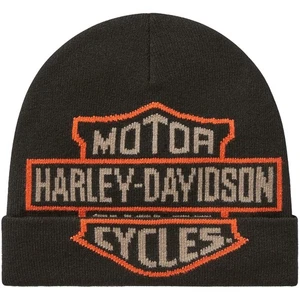 Gorro Harley Davidson Oversized Bar & Shield Beanie negro gorro de lana invierno  - Imagen 1 de 2