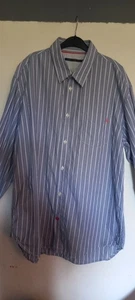 French Connection Men's Long Sleeve Stripped Shirt XL - Picture 1 of 4