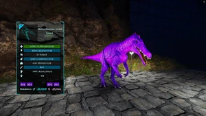 ARK Survival Ascended PvE * CAPPED MEELE * Aberrant Baryonix 1995% MD - Imagen 1 de 3