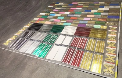 160 Sticker & Bordüren Set 5 – mit Engelsflügeln & Prägemotiven Jittenmeier  ✨ - Bild 1 von 4