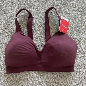 Spanx BH-LLELUJAH! Leicht gefütterter Bralette BH in Sangria Gr. XL - Bild 1 von 6