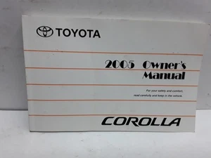 2005 Toyota Corolla Owners Manual - Picture 1 of 1
