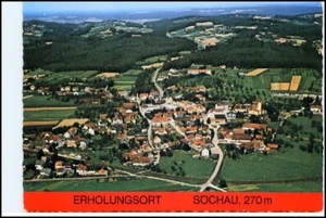 1975 SÖCHAU Steiermark v. Flugzeug aus Fliegeraufnahme - Picture 1 of 1