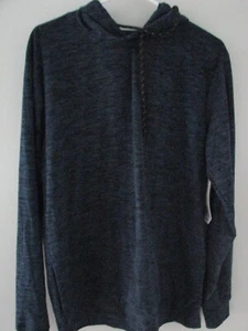 Company Eighty One Hoodie men's Size L blue black mottled BNWT - Picture 1 of 4