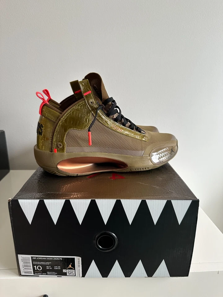 Zion Williamson x Air Jordan 34 Bayou Boys - Talla 10 - DS Foto 1 de 4