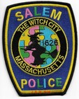 Salem, Massachusetts "Autism Awareness" (4" x 5") shoulder police patch (fire)