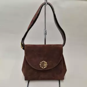 Salvatore Ferragamo braune Wildleder Umhängetasche - Bild 1 von 12