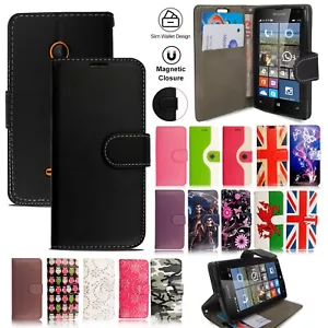 Custodia per Nokia Lumia 520 530 625 635 720 730 735 820 830 930 flip cover pelle - Foto 1 di 20