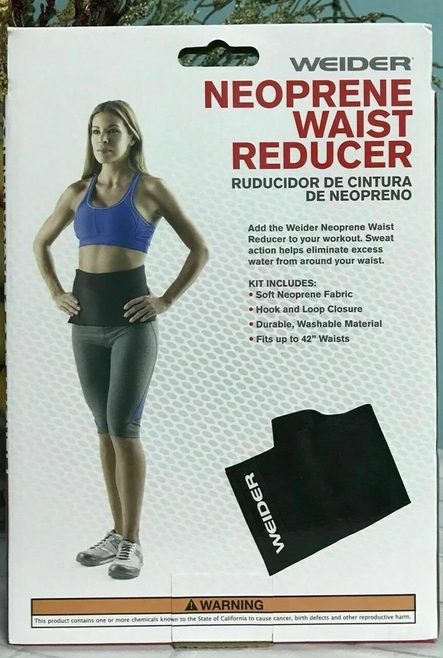 Reductor de cintura de neopreno Weider se adapta a cintura de hasta 42" Ruducidor De Cintura Foto 1 de 1