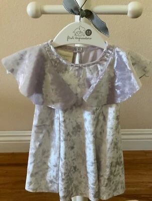 Primeras Impresiones Bebé Niña Talla 3 - 6 Mo. Vestido lavanda 2 piezas nuevo con etiqueta Foto 1 de 4