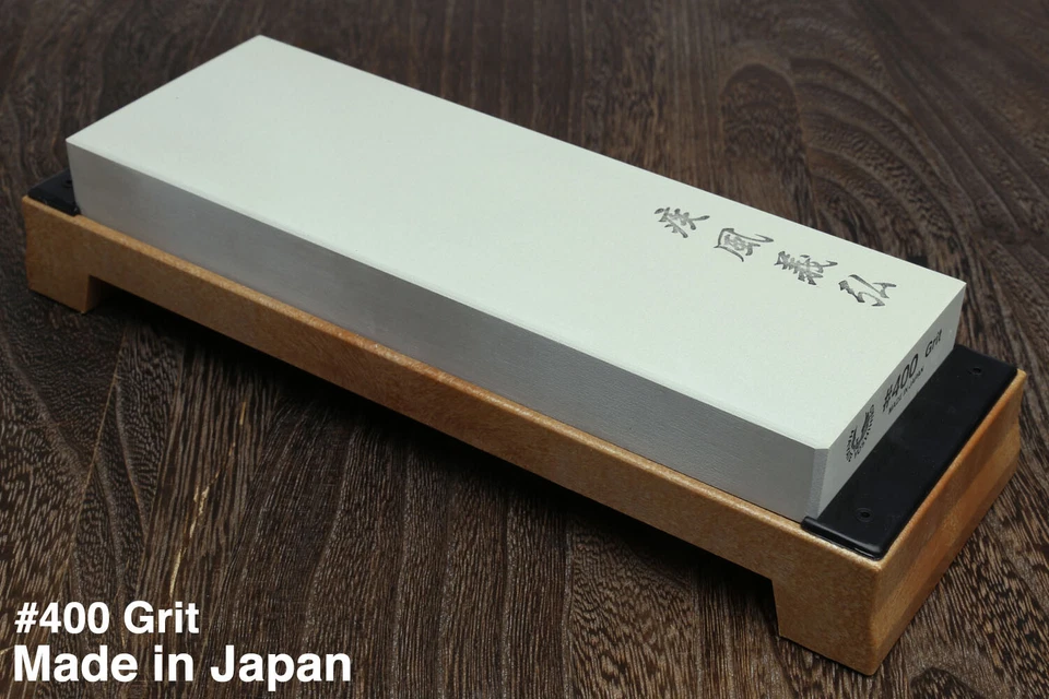 Toishi piedra de afilar #400 grano japonés sushi chef herramienta Yoshihiro Foto 1 de 2