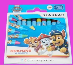 WACHSMALSTIFTE 12er Set - FARBSTIFTE -Paw Patrol -Malen, Zeichnen, Dekorieren - Bild 1 von 2
