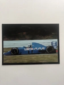 Nicola Larini - Ligier Gitanes Loto Ford JS 33b - 1990 - new - press foto - Bild 1 von 3