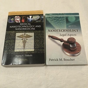 2 PB Lot Nanotechnology = Medicine Tibbals + Legal Boucher VG CRC Press - Picture 1 of 10