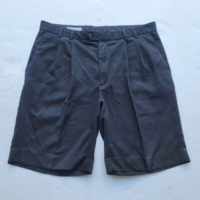 Cutter & Buck CB Drytec LUXE Shorts Mens Black Pleated Golf Shorts Sz 36 - Image 1 of 4