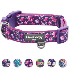 New listing
Blueberry Pet 7 Patterns Soft & Comfy Rose Print Plum Purple Padded Adjustable