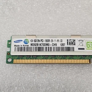 Lot of 2 Samsung M392B1K70DM0-CH9 16GB (2x8GB) RDIMM DDR3-1333R PC3-10600R ECC - Picture 1 of 3
