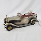 Rolls Royce Music Box Convertible Decanter Musical Plays "How Dry I Am" W/ Glass