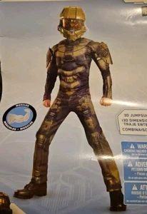 DISFRAZ HALO MASTER CHIEF NIÑO HALLOWEEN TALLA S (4-6) DISFRAZ MUSCULOSO - Imagen 1 de 2