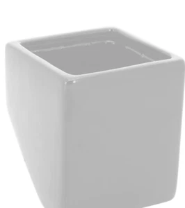 Cube Wall Planter - White - New in Box - Arcadia Garden Products 4" tall cube - Picture 1 of 4