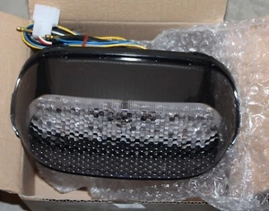 RUMBLE CONCEPT LED INTEGRATED TAILLIGHT SMOKE KAWASAKI ZZR 600 1100 1200 ALL - Picture 1 of 2