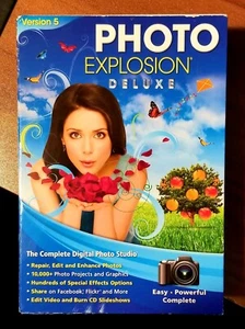 Photo Explosion Deluxe, Complete Digital Photo Studio, Version 5, Nova Developmt - Picture 1 of 3