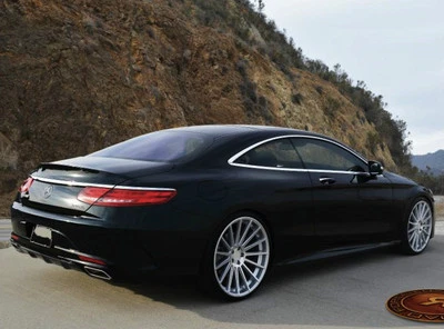 22x9 / 22x10.5 银色 RF15 车轮适用于梅赛德斯 S550 S600 S63 S65 CL550 22 英寸  — 第 1/4 张图片